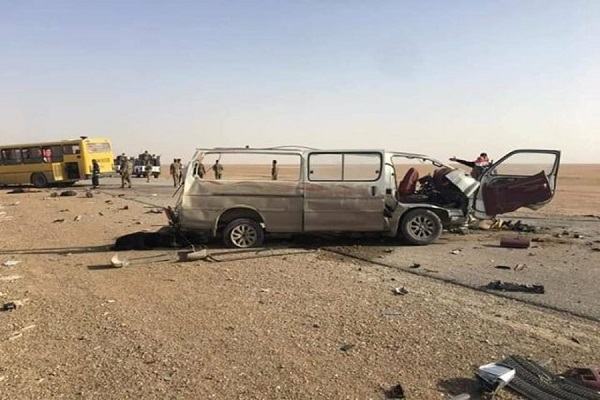 تصادف مرگبار زائران هرمزگانی در عراق + اسامی