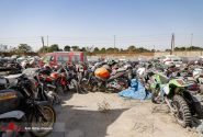 برگزاری ششمین مزایده وسایل نقلیه توقیفی با حراج ۳ هزار موتورسیکلت در استان هرمزگان