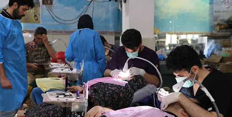 ارائه خدمات دندانپزشکی رایگان در روستای کردر رضوی میناب