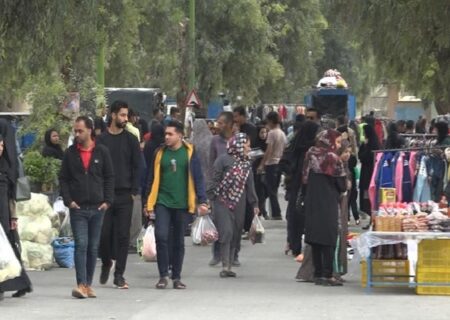 برپایی پنجشنبه بازار در حاجی آباد + فیلم