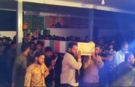 مراسم استقبال از شهید گمنام در شهر سندرک به روایت فیلم
