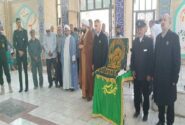 کاروان زیر سایه خورشید با حضور خدام مطهر رضوی به میناب رسید