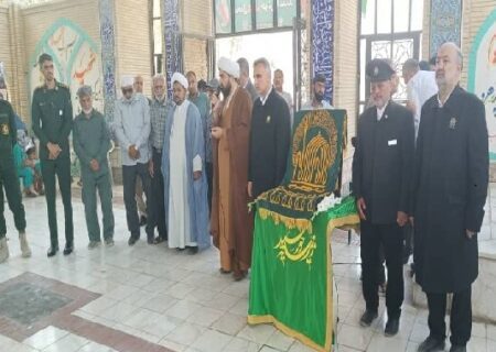 کاروان زیر سایه خورشید با حضور خدام مطهر رضوی به میناب رسید