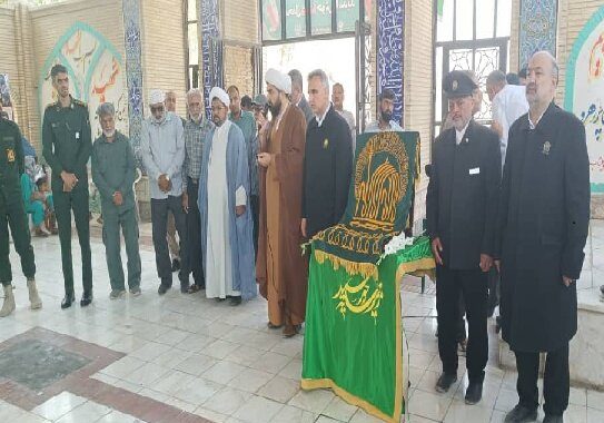 کاروان زیر سایه خورشید با حضور خدام مطهر رضوی به میناب رسید