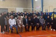 تیم والیبال بانوان فرهنگی میناب بر سکوی قهرمانی هرمزگان ایستاد