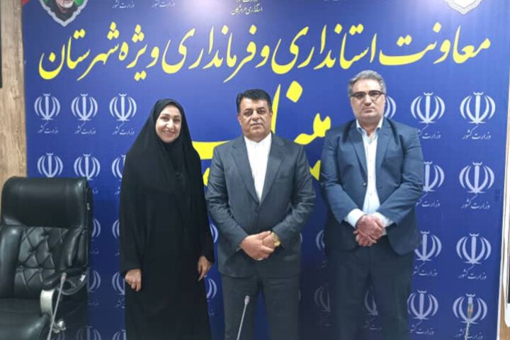 معاونان جدید فرمانداری میناب معارفه شدند