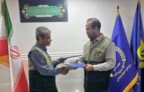 انعقاد قرارداد ساخت خانه عالم در روستای چاه اسماعیل و تکمیل کتابخانه در شهر هشتبندی میناب