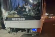 اتوبوس زائران مینابی پس از حادثه در میناب تعمیر و دوباره راهی کربلا شد