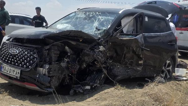 تصادف شدید بخشدار احمدی هرمزگان در جاده‌های کرمان