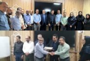 تجلیل مسئولان بیمارستان و دانشکده علوم پزشکی از خبرنگاران در میناب