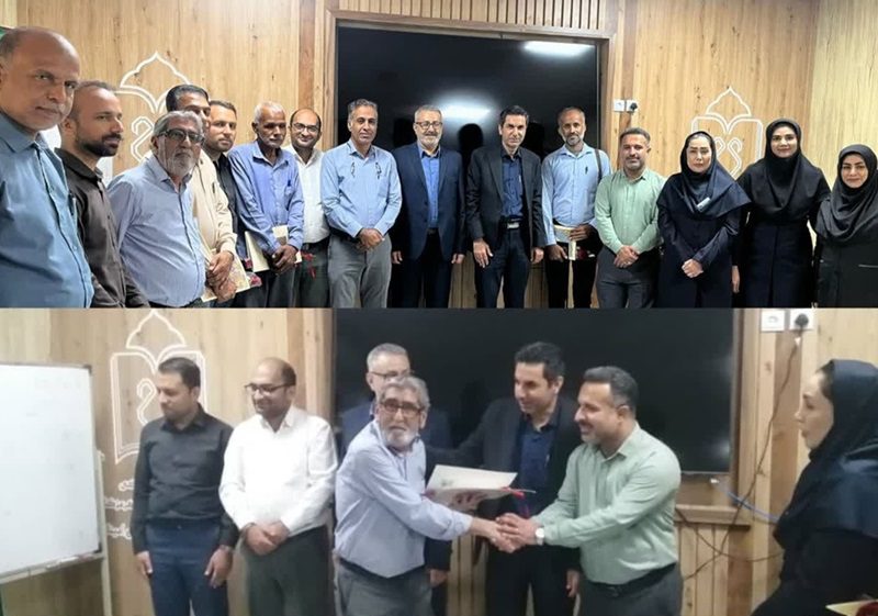 تجلیل مسئولان بیمارستان و دانشکده علوم پزشکی از خبرنگاران در میناب