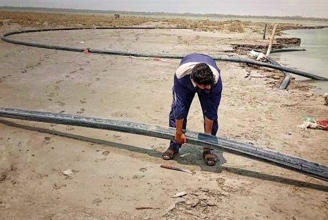 شناسایی و انهدام ۳۰۰۰ متر لوله انتقال سوخت قاچاق در میناب