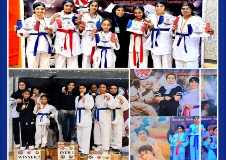 درخشش بانوان کاراته‌کای میناب در مسابقات کشوری شیراز