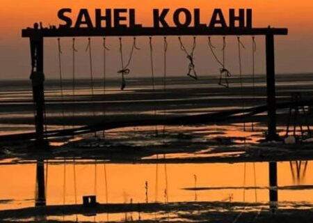 نصب تاب ساحلی ۹ متری در بندر کلاهی میناب