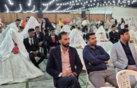 جشن ازدواج آسان برای ۱۶ زوج جوان در میناب برگزار شد