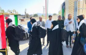 اعزام ۴۴ دانش‌آموز دختر سندرکی به اردوی راهیان نور