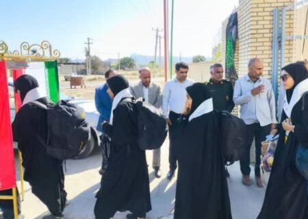 اعزام ۴۴ دانش‌آموز دختر سندرکی به اردوی راهیان نور