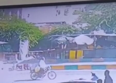 تصادف مرگبار دو موتورسیکلت در میناب + فیلم