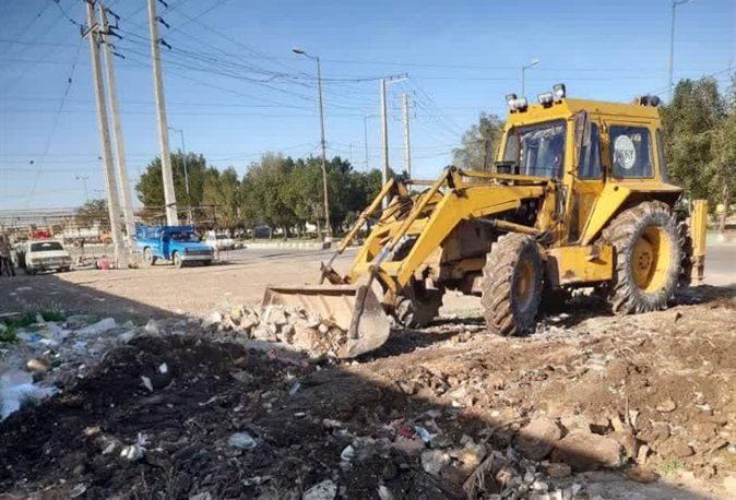 اجرای طرح پاکسازی محلات سطح شهر میناب