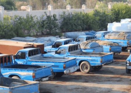 توقیف ۶۰ خودروی نیسان سوخت‌بر در هرمزگان