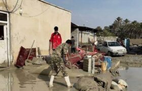 آخرین روند امداد رسانی درمنطقه سیل زده سیریک