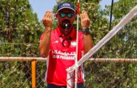 حضور داور مینابی در رقابت‌های لیگ برتر والیبال ساحلی کشور