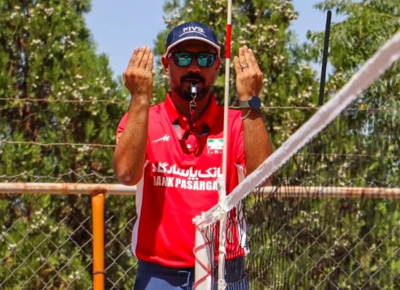 حضور داور مینابی در رقابت‌های لیگ برتر والیبال ساحلی کشور