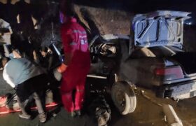 واژگونی مرگبار پژو ۴۰۵ در رودان با ۴ کشته