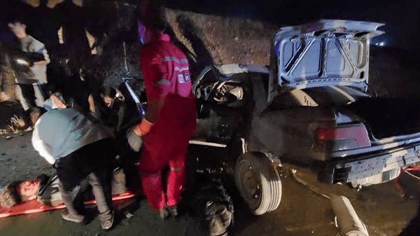 واژگونی مرگبار پژو ۴۰۵ در رودان با ۴ کشته