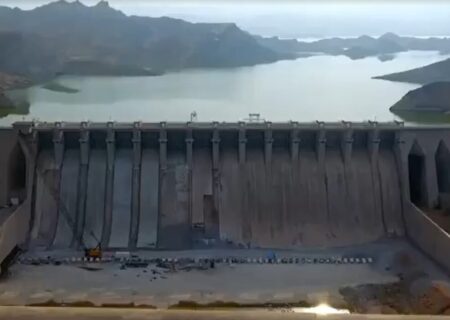 آبگیری ۶۳ میلیون مترمکعبی سد استقلال میناب