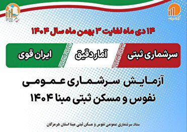 آغاز طرح آزمایشی سرشماری نفوس و مسکن در قشم هرمزگان