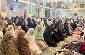 اعتکاف معنوی ۳۷۵ دختر نوجوان در بخش توکهور و هشتبندی میناب