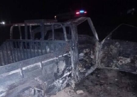 سایپا حامل سوخت در جاسک یک نفر را به آتش کشید