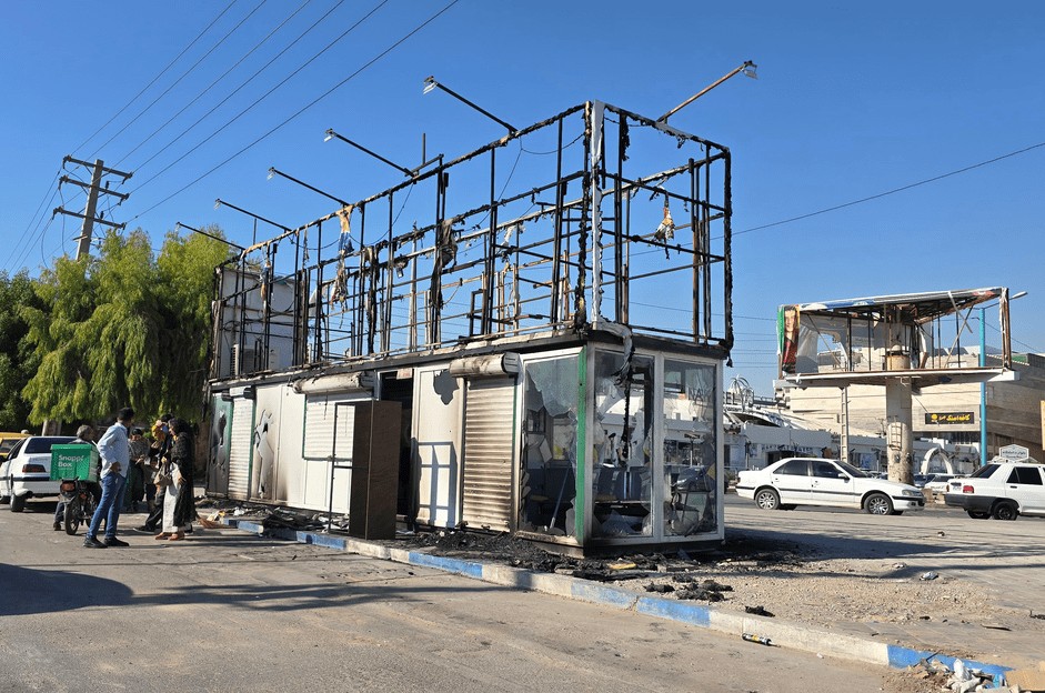 خسارت اغتشاشگران به اموال عمومی و خصوصی در بندرعباس