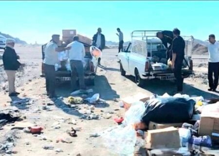 معدوم‌سازی ۷۶۰ کیلوگرم مواد غذایی فاسد در میناب