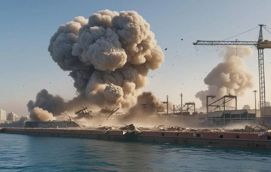 احتمال شنیده شدن صدای انفجار در محدوده شهر جاسک