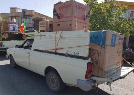 اهدای ۱۴ سری جهیزیه به نوعروسان جاسکی