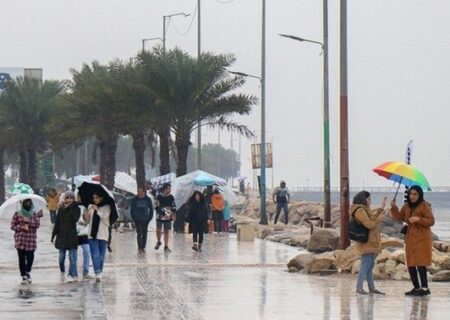 نفوذ سامانه بارشی و ناپایداری جوی در هرمزگان