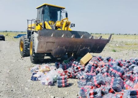 معدوم‌سازی ۱۲ تن مواد غذایی فاسد در میناب